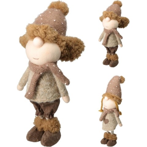 BIMBO TESSUTO BROWN 51CM 2ASS